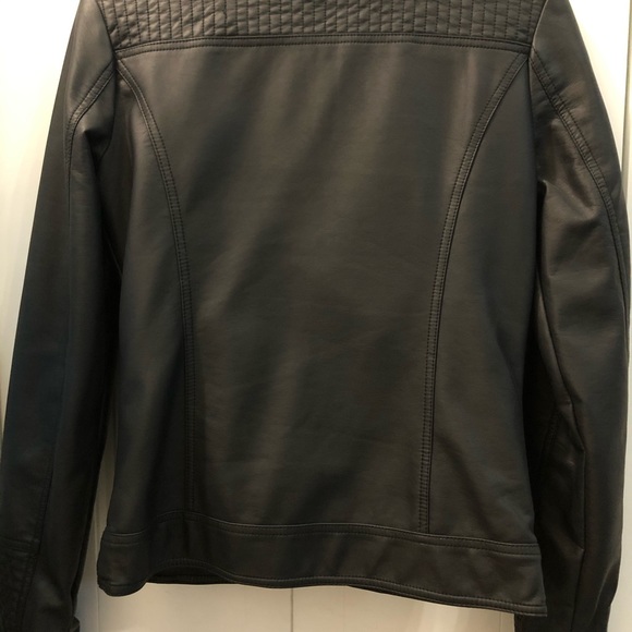 Black Leather jacket (warehouse) - Picture 4 of 6